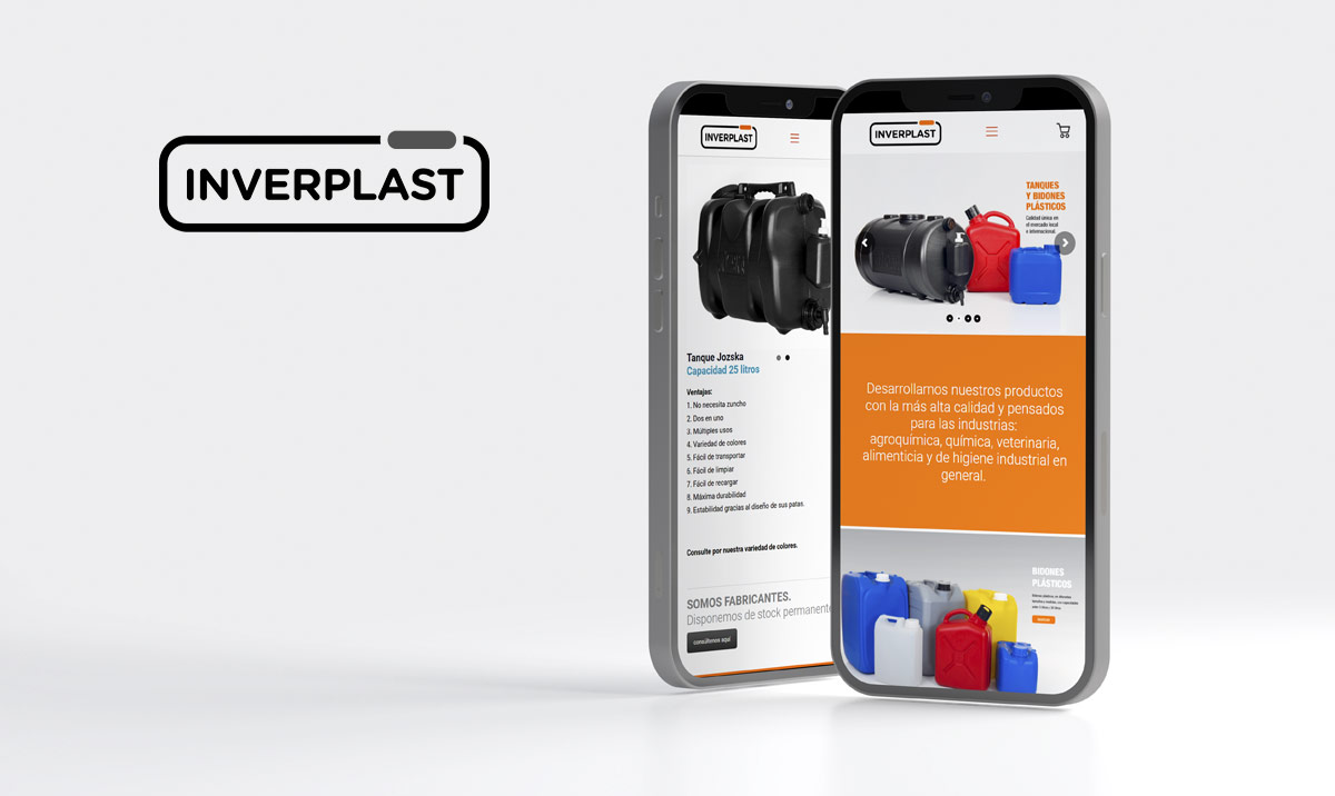 Web Inverplast en móviles