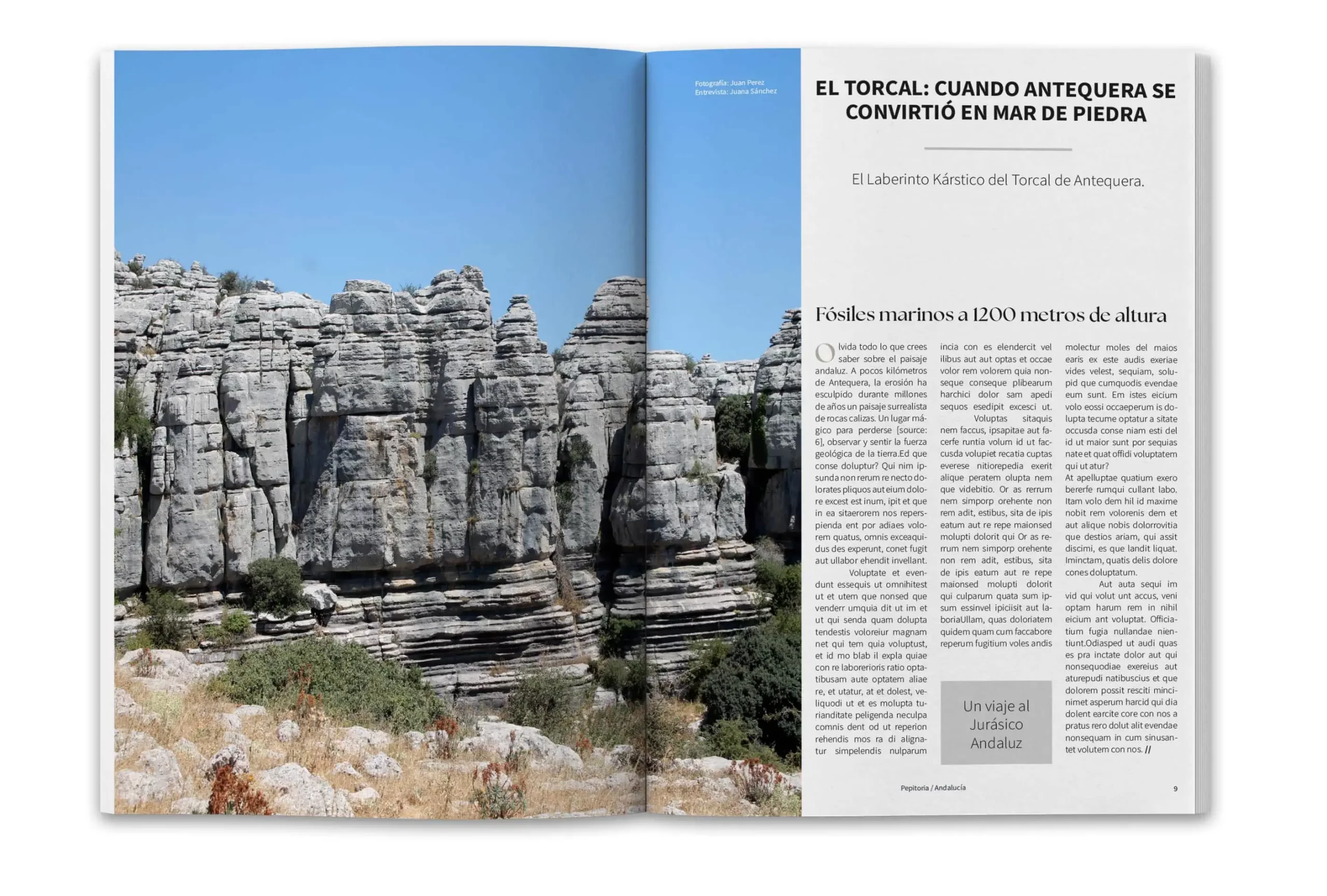 Revista Pepitoria interior de la revista.