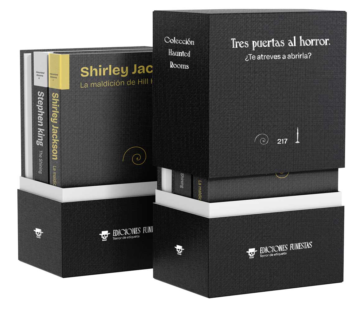 Packaging Colección de libros Ediciones Funestas