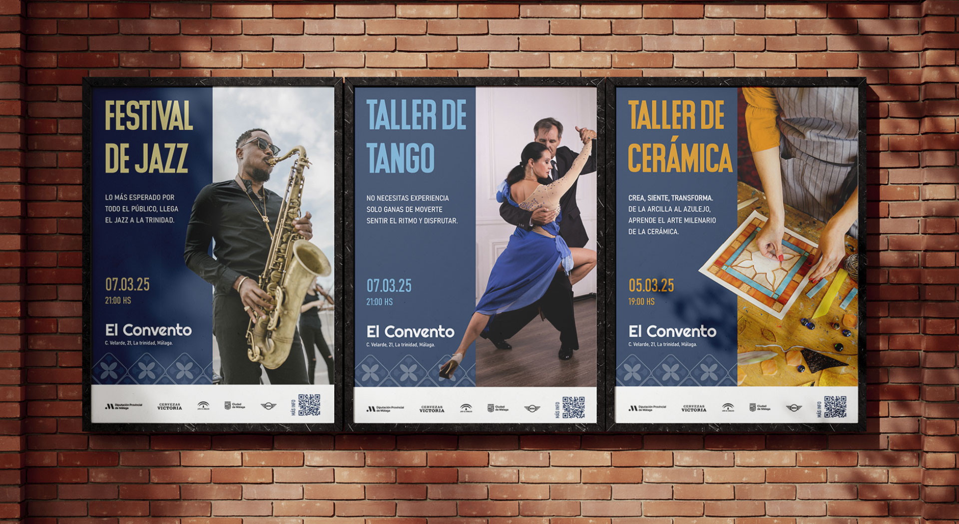 Carteles Centro Cultural El Convento, en Málaga Carteles Centro Cultural El Convento, en Málaga
