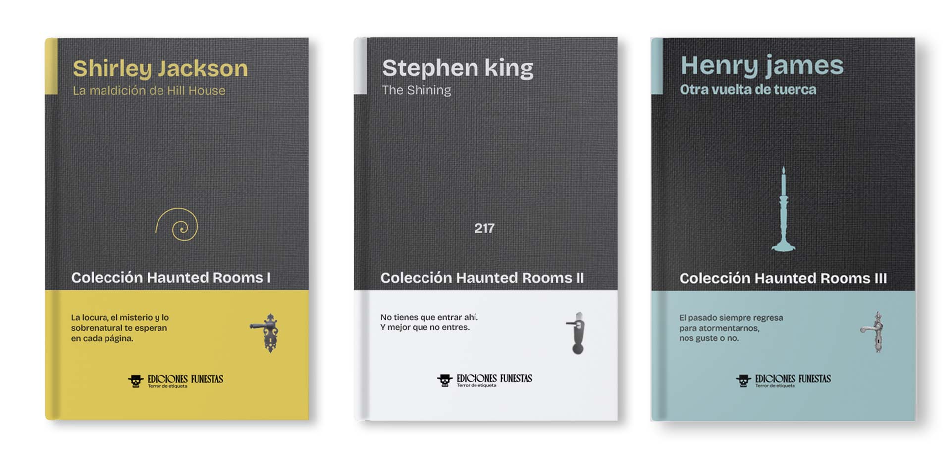 Colección completa cubierta Haunted Rooms