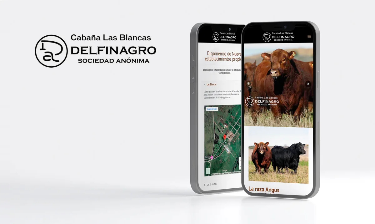 Web Delfinagro en móviles
